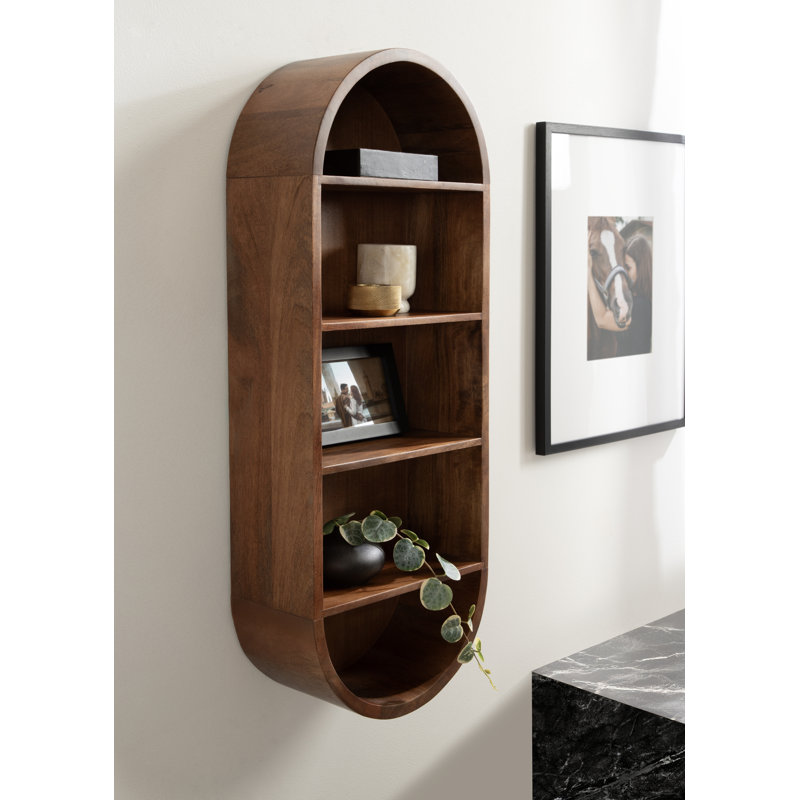 Tablette en bois de manguier Sayreville