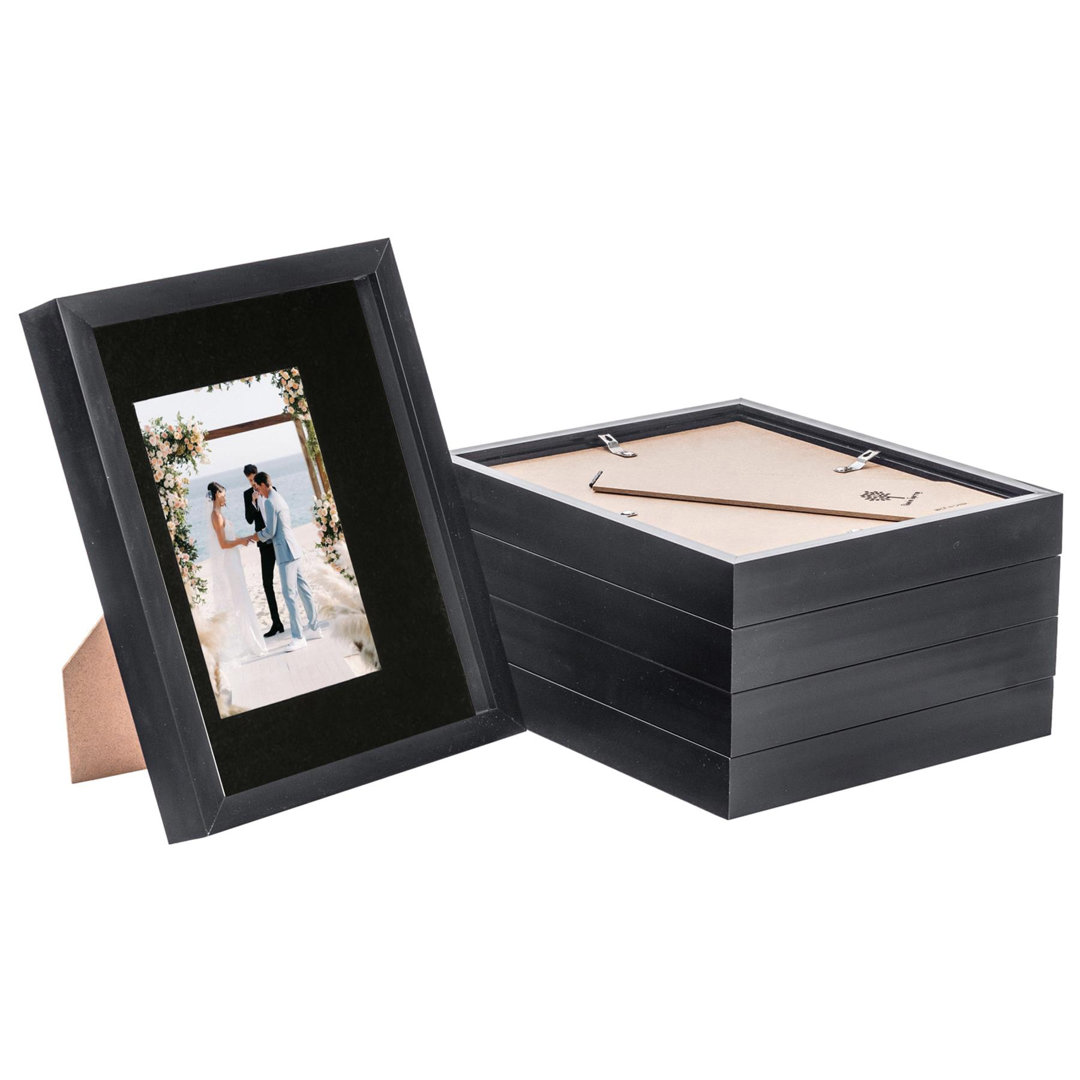 Nicola Spring - 3D Box Photo Frames - 8 x 10" with 4 x 6" Mount