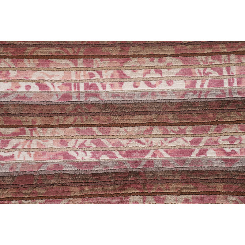 Tapis oriental abstrait moderne 3 x 5