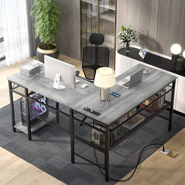 17 Stories Shadasha 55'' Desk | Wayfair