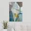 «Blue Geometric II» Brittley, reproduction d'art-19455068-26548750