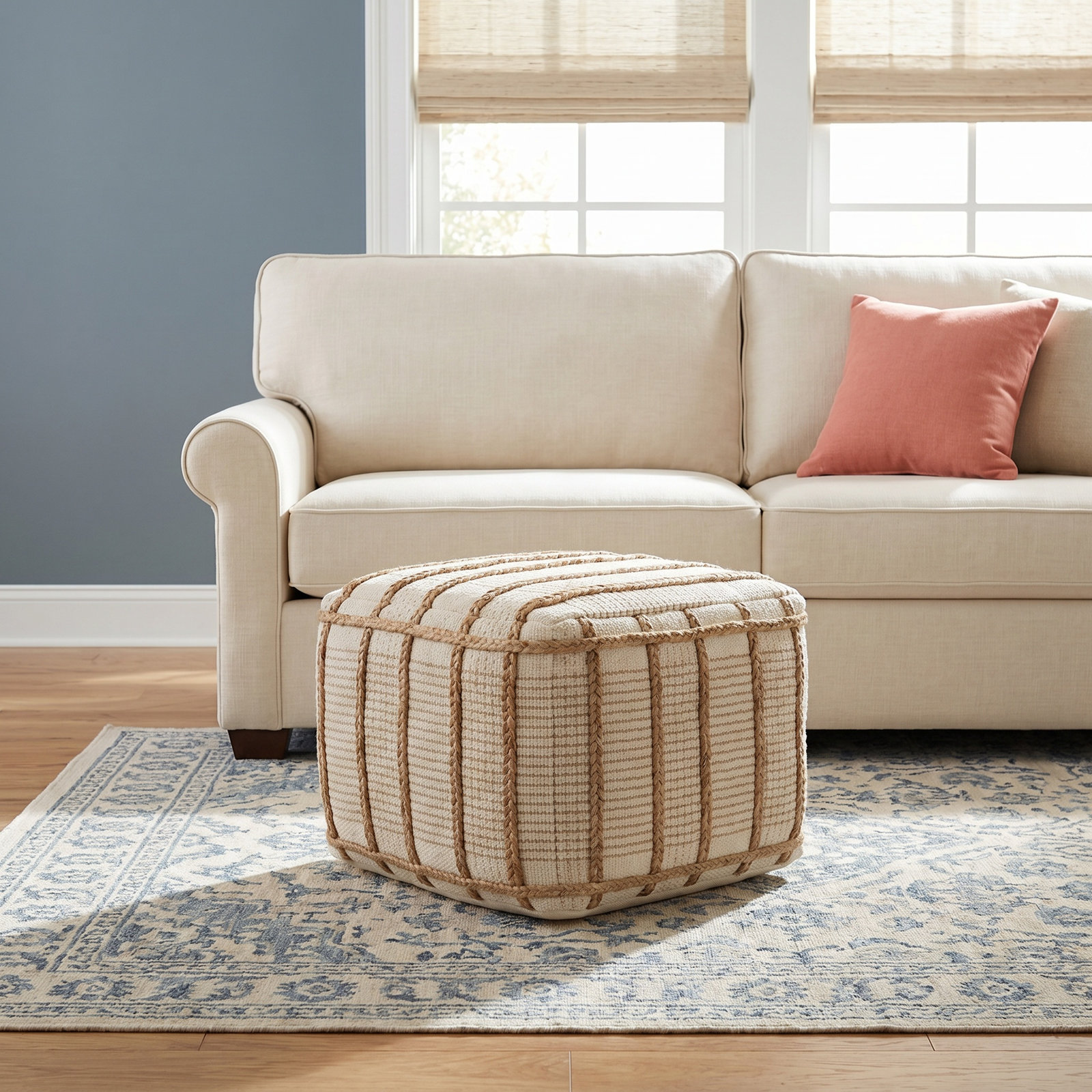 Averie Upholstered Pouf