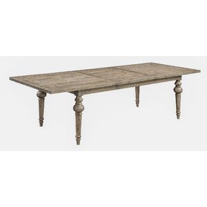 Three Posts™ Clintwood Extendable Solid Wood Dining Table & Reviews ...