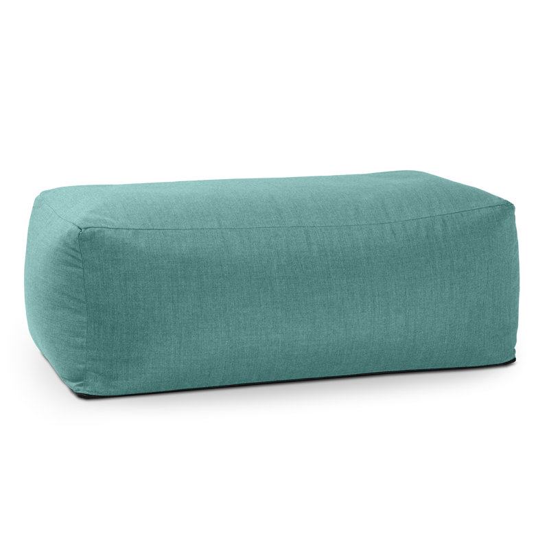 Repose-pieds d'extérieur avec coussin Sunbrella® Charolotte, Vert