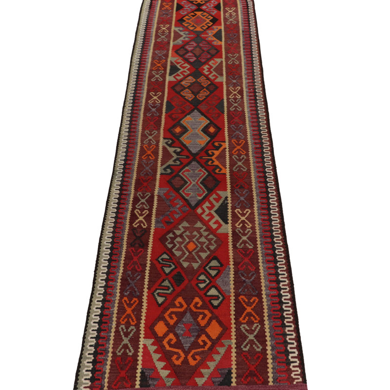 One-of-a-Kind 3'4" X 13' Hand Knotted Area Rug