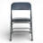 Bernadine Vinyl Triple Brace Folding Chair-1389836399