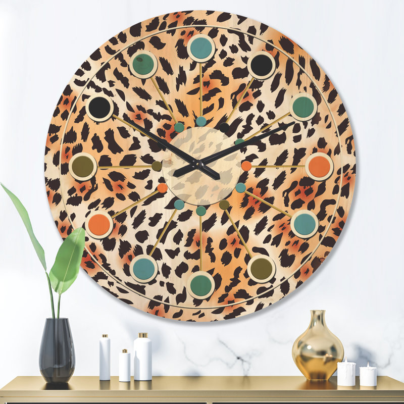 Horloge murale Leopard, Grand
