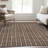 Premium Machine Washable Prisco Brown Rug-1937122415