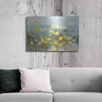 Winston Porter 'Field Of Poppies Bright C' by Danhui Nai Metal Wall Art,