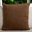 Ruthelle Brown Square Cushion Cover