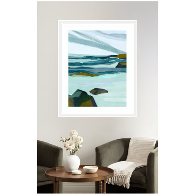 «Ocean Breeze» par Nikita Jariwala, reproduction d'art encadrée