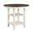  1Pc Counter Height Table With 2X Display Shelves Transitional Style Furniture (Only Tables, No Chairs)-624138323