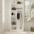 White Wardrobe For Compact Homes