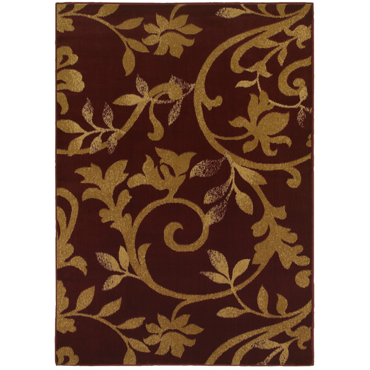 Myra Synthetic Floral Indoor Rug