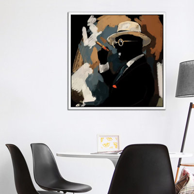 Cigar Lounge - Painting on Canvas