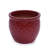 Set of 3 Ceramic Flowerpot, Modern Planter for Patio, Garden, Windowsill - Red-1716777321