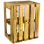 4 Pair Stackable Solid Wood Shoe Rack