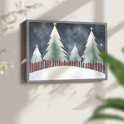 Chirstmas Art-DVII - Reproduction encadrée - Restickable