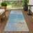 Machine Washable Indoor/Outdoor Molewski ACN2341 Abstract Rug-1397803929