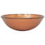 Symple Stuff Agustus 42mm L x 420mm W Glass Circular Countertop Basin Sink with Tap and Overflow-741708617