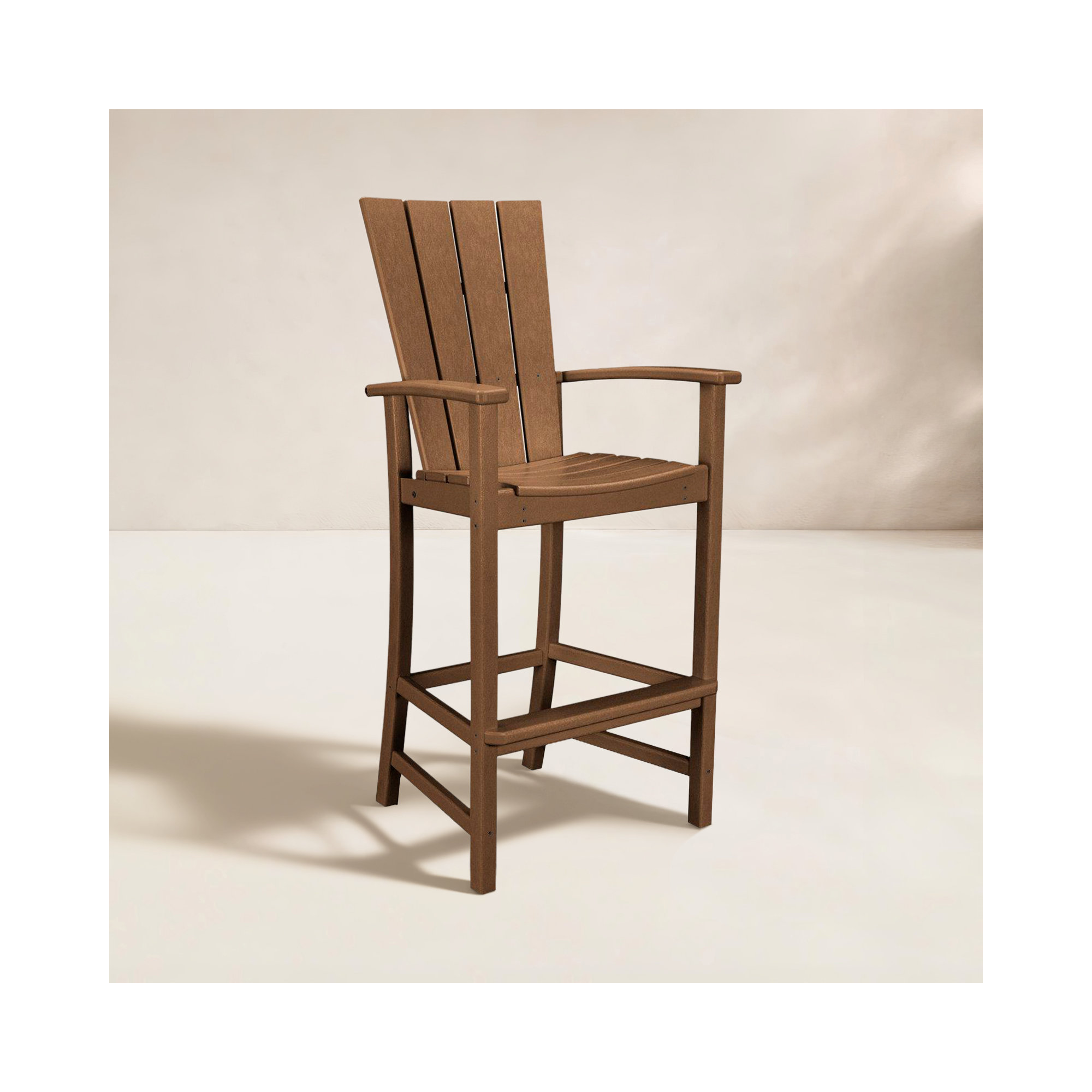 POLYWOOD Quattro Bar Set, Teak
