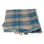 Novica Handmade Tattersall Blue Cotton Throw