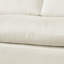 Canapé-lit 90 po avec méridienne et housse en velours côtelé beige lavable Housse de rangement convertible de 51 po de largeur-523002529