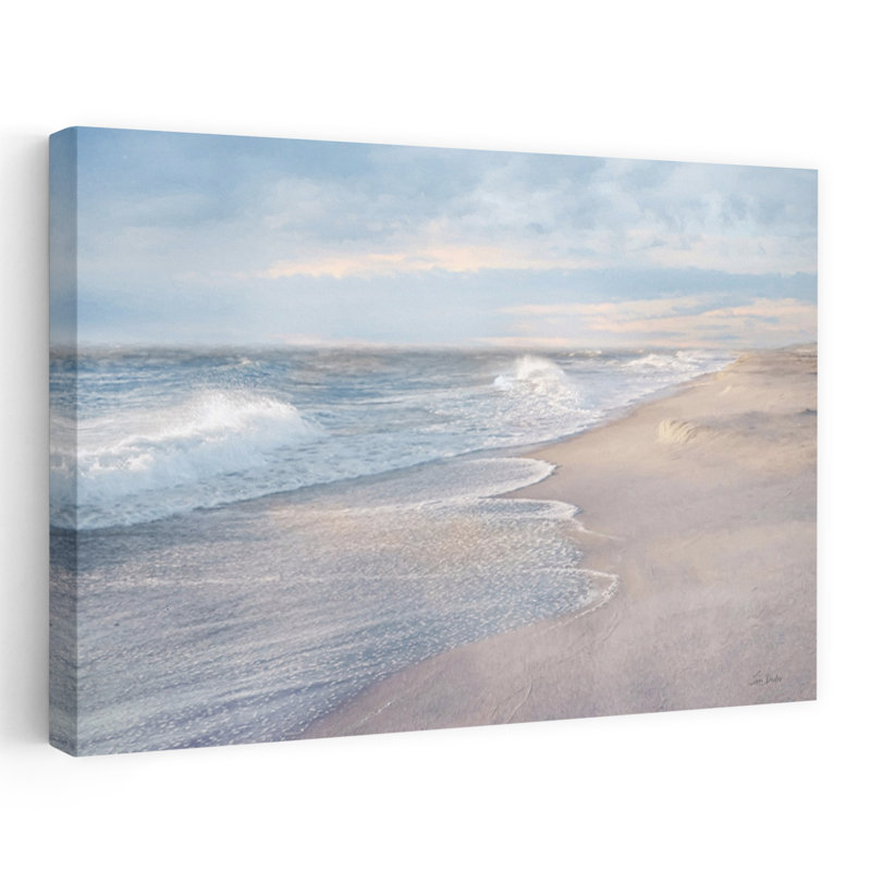 «Coastal Morning», art côtier abstrait, H 24 po x l 36 po