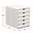 File Cabinet Shelf Organizing Box Settrays 5 Drawers Closed-1418293207