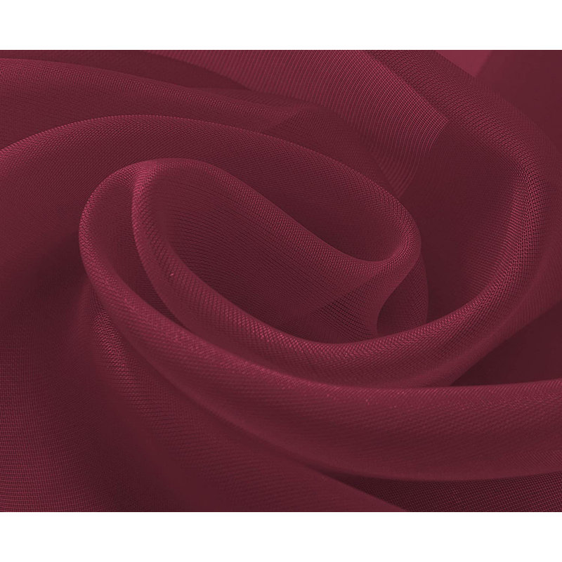 Brannon Sheer Window Scarf, Burgundy