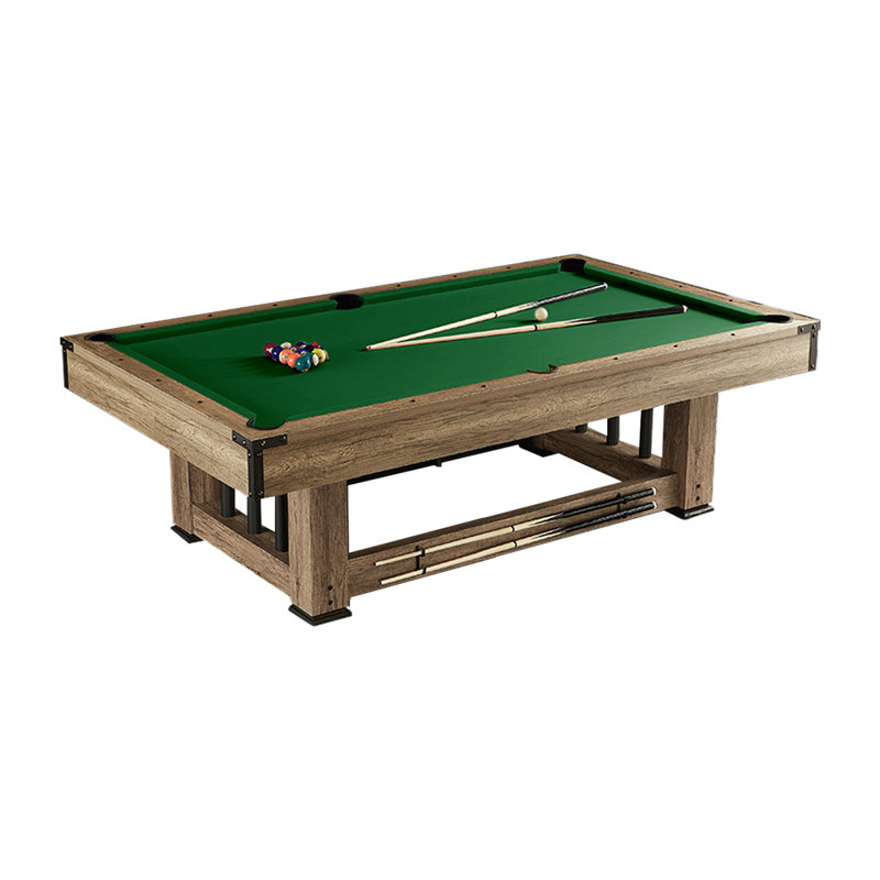 Multifunctional Standard Three-In-One Billiard Table, Green, 31.89" H x 48.03" W x 83.86" D