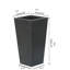 Grand pot de fleurs carré fait à la main Talarico-159820776-180512420