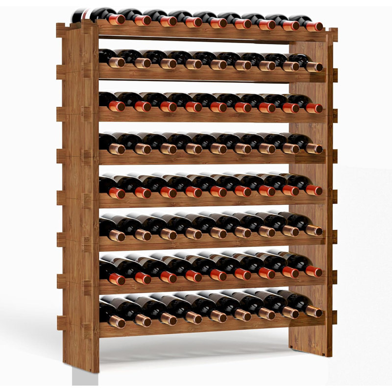 8-Tier Display Wine Storage Shelf