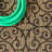 Haggerty Vintage Filigree Textured Weave Black/Khaki Indoor/Outdoor Rug-1883039408