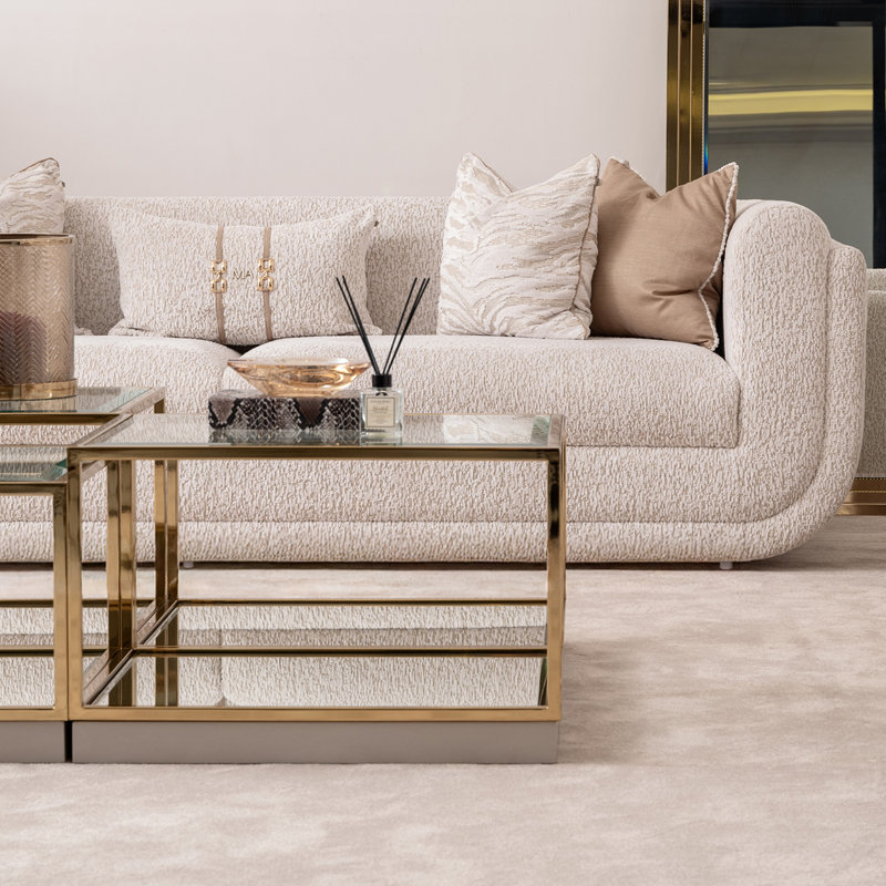 Ensemble de 2 tables basses Savannah Breeze, H 18 po x L 27,5 po x l 23,75 po