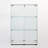 Two Door Glass Cabinet Glass Display Cabinet With 3 Shelves, Storage Cabinet, Display Cabinet, Glass Cabinet-362720961