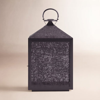 Roshni Iron Lantern Candle Holder