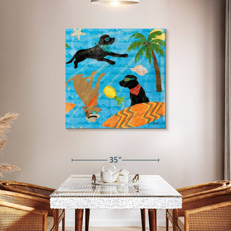 Brampt Good Vibes Pattern I, 39" H x 39" W