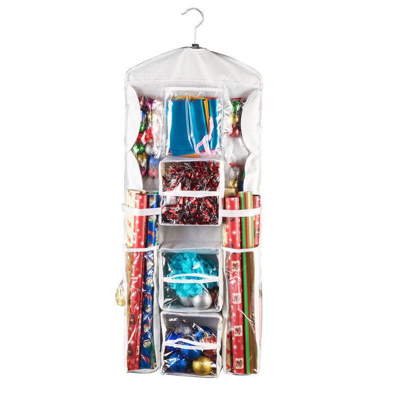 Gift Wrap Storage, 16.1" H x 0.5" W x 37.4" D