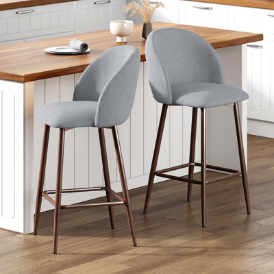 Carvis 26.7'' Counter Stool (Set of 2) -  Wade LoganÂ®, B77173AE98C64D958F616C15C0778B63