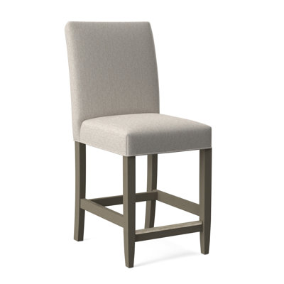 Manhattan Upholstered Stool with Solid Wood Frame