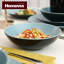 Service de table 18 pièces en grès HomeVSS Two-Tone Colors Life, fini mat, pour 6 personnes-62258299