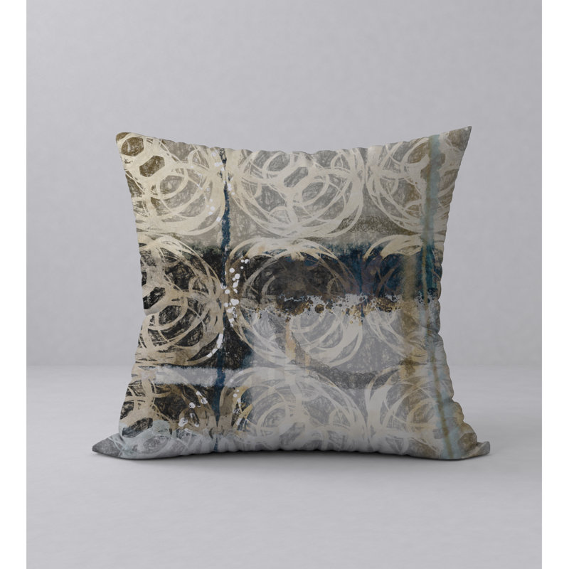 Belle housse de coussin carrée séduisante/insert, 18 po x 18 po
