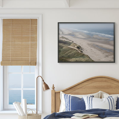 «Sandy Dunes Beach Ariel View Hazy Sky» par Aaron Matheson - photographie