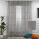 Linen Sheer Single Curtain Panel