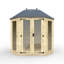 8x6w Tiger Elite Pressure-Treated Full Pane Octagonal