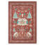 Tapis de jardin de Noël en velours perlé rétro pour le salon, la chambre à coucher ou le vestibule-1511861145