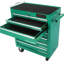 Chariot à outils mobile à 7 tiroirs avec roues - verrouillable, capacité de glissement de roulement de 15 kg, acier laminé à froid, thermolaqué, roues de chariot verrouillables à 2 freins de 4 po, glissière de capacité, fonction en acier transparent,-989525663