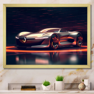 Voiture exotique néon français I