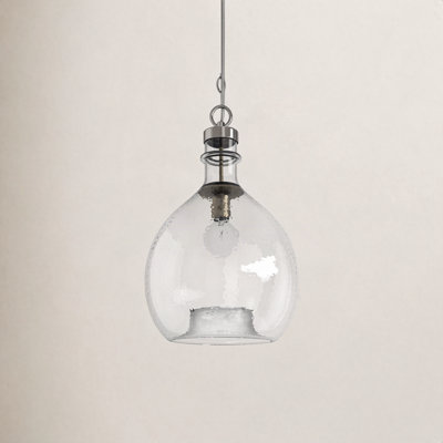 Rochester Single Light Glass Dimmable Pendant